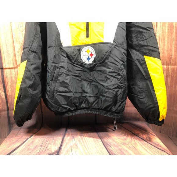 Vintage Pittsburgh Steelers Starter Pro Line Pullover 1990s Jacket Mens XL (24a2 - Picture 3 of 10